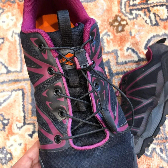 Merrell Composite Toe Black Lace Up Sneakers 10 - Picture 7 of 10